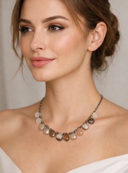 Moonstone necklace